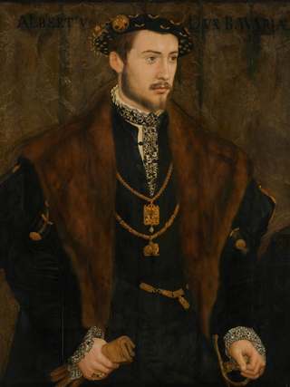 Portrait of Albert V Duke of Bavaria
