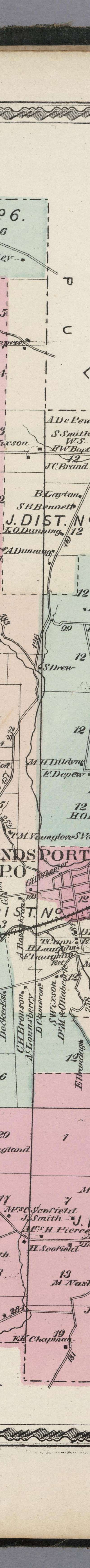 1873 Map of: Urbana - Steuben Co. NY
